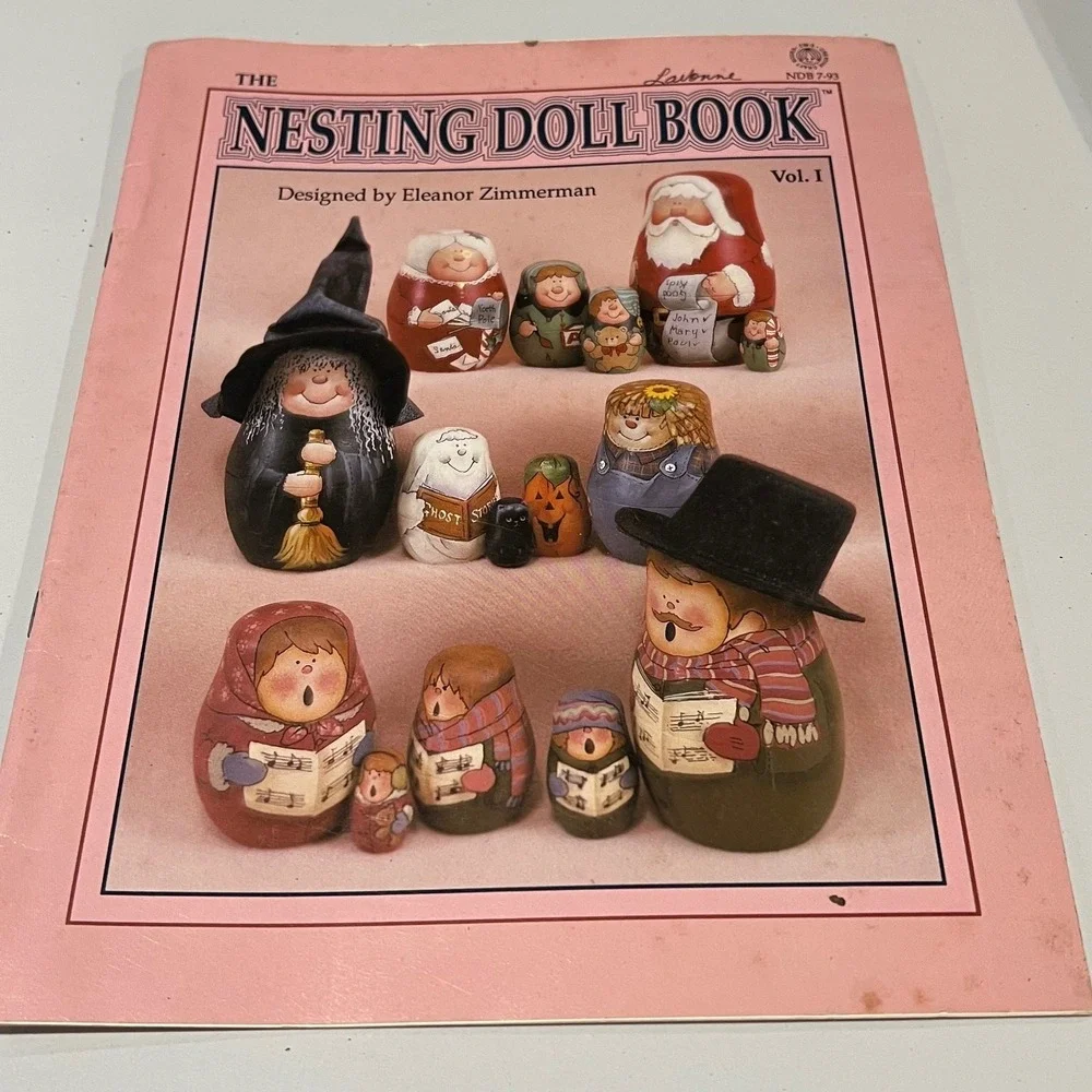 Craft Painting Books Lot of 2 Nesting Doll & Box Patterns‎